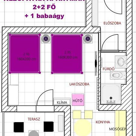 Kleopatra Apartman Hajdúszoboszló Exterior foto
