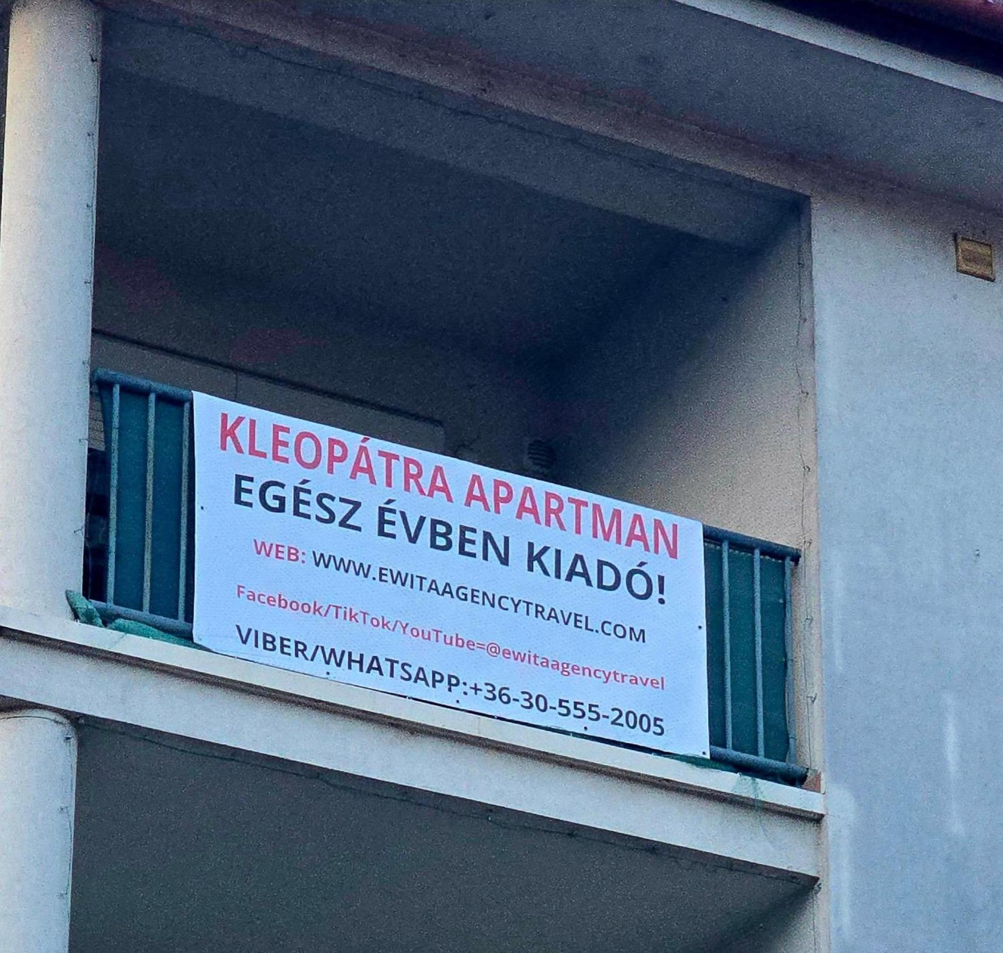 Kleopatra Apartman Hajdúszoboszló Exterior foto